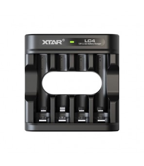Xtar LC4 įkroviklis + 4 x AA LR6 1,5 V Li-Ion įkraunamos baterijos