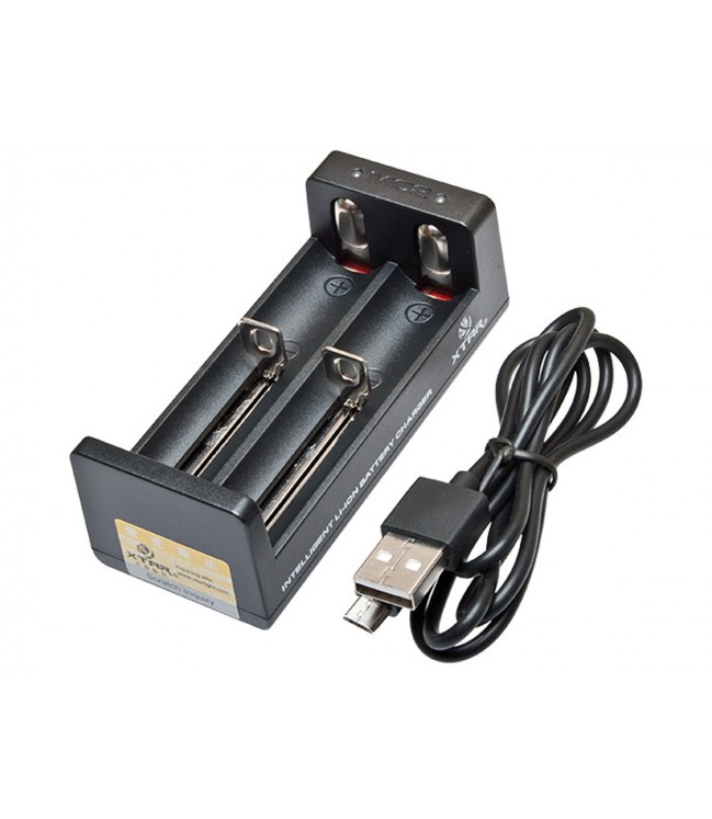 18650 battery charger for 1-2 Li-ion battery cells 3.7V via USB MC2