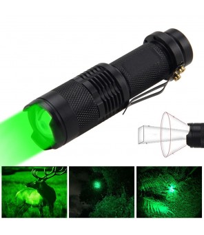 Green light flashlight