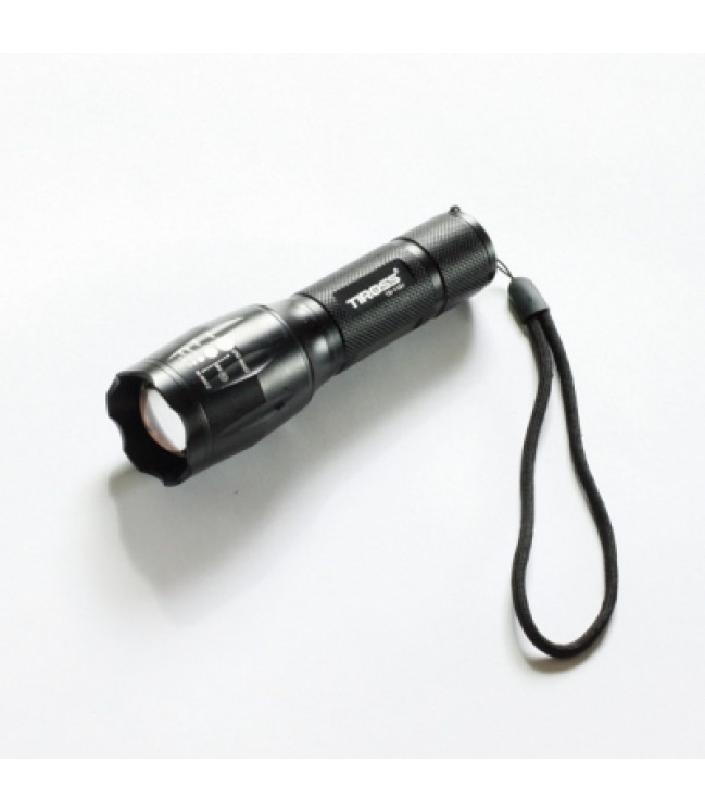 Flashlight rechargeable 10W LED, 3.7V 2000mAh Li-Ion 18650