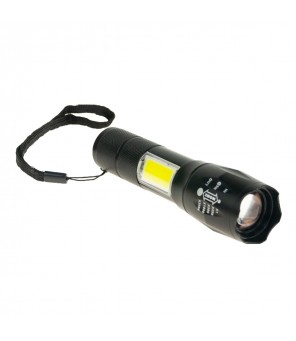 Flashlight LED ZOOM USB XPE COB