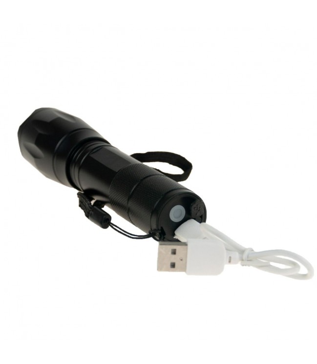 Žibintuvėlis LED ZOOM USB XPE COB